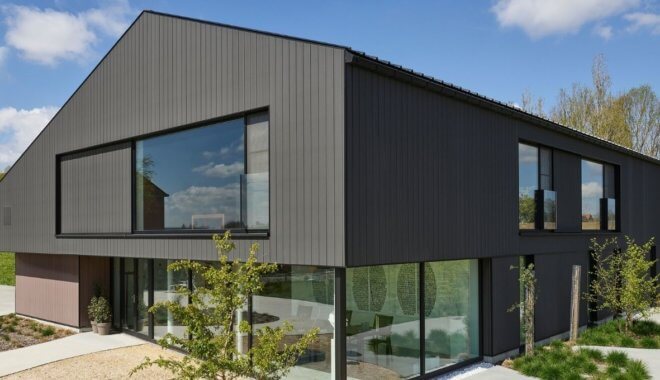 Gevelbekleding zwart